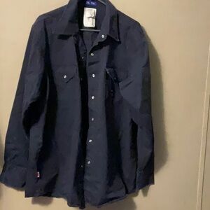 Men's Classic Navy Shirt Jacket